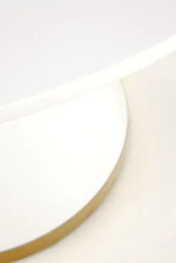 Halmar Stoły*VEGAS stół, blat - biały, noga - biały / złoty (2p=1szt)1 sztuka