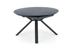 Halmar Stoły*VERTIGO stół rozkładany, blat - czarny marmur, nogi - czarny (2p=1szt)1 sztuka