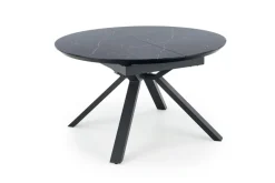Halmar Stoły*VERTIGO stół rozkładany, blat - czarny marmur, nogi - czarny (2p=1szt)1 sztuka