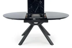 Halmar Stoły*VERTIGO stół rozkładany, blat - czarny marmur, nogi - czarny (2p=1szt)1 sztuka