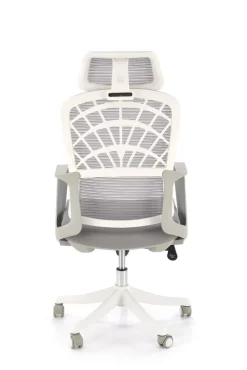 Halmar Fotele*VESUVIO 2 fotel gabinetowy popielaty / biały1 sztuka