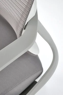 Halmar Fotele*VESUVIO 2 fotel gabinetowy popielaty / biały1 sztuka