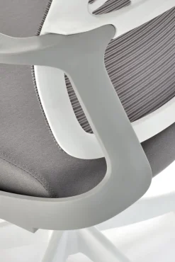 Halmar Fotele*VESUVIO 2 fotel gabinetowy popielaty / biały1 sztuka
