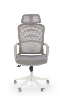 Halmar Fotele*VESUVIO 2 fotel gabinetowy popielaty / biały1 sztuka