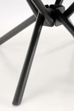 Halmar Stoły*VITORINO stół rozkładany, blat - biały marmur, nogi - czarny (2p=1szt)1 sztuka