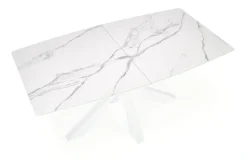 Halmar Stoły*VIVALDI stół rozkładany blat - biały marmur, nogi - biały (2p=1szt)1 sztuka