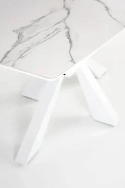 Halmar Stoły*VIVALDI stół rozkładany blat - biały marmur, nogi - biały (2p=1szt)1 sztuka