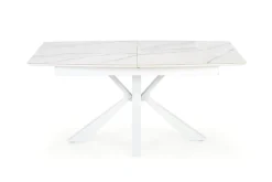 Halmar Stoły*VIVALDI stół rozkładany blat - biały marmur, nogi - biały (2p=1szt)1 sztuka