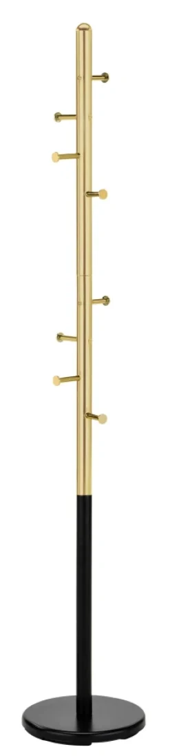 Halmar Wieszaki*W68 wieszak czarny / złoty (1p=1szt)1 sztuka