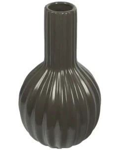 ArteHome Wazony*Wazon brązowy w niepowtarzalnym kształcie pąka maku