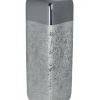 ArteHome Wazony*Wazon srebrny elegancki z dekoracyjnym kwietnym motywem 45 cm