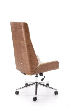 Halmar Fotele*WEBSTER fotel gabinetowy orzechowy/beżowy1 sztuka