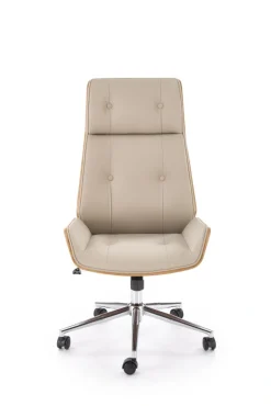 Halmar Fotele*WEBSTER fotel gabinetowy orzechowy/beżowy1 sztuka