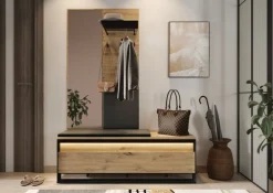 Lenart Wieszaki Do Przedpokoju|Wieszaki*Wieszak do przedpokoju Quant QG-07 dąb artisan