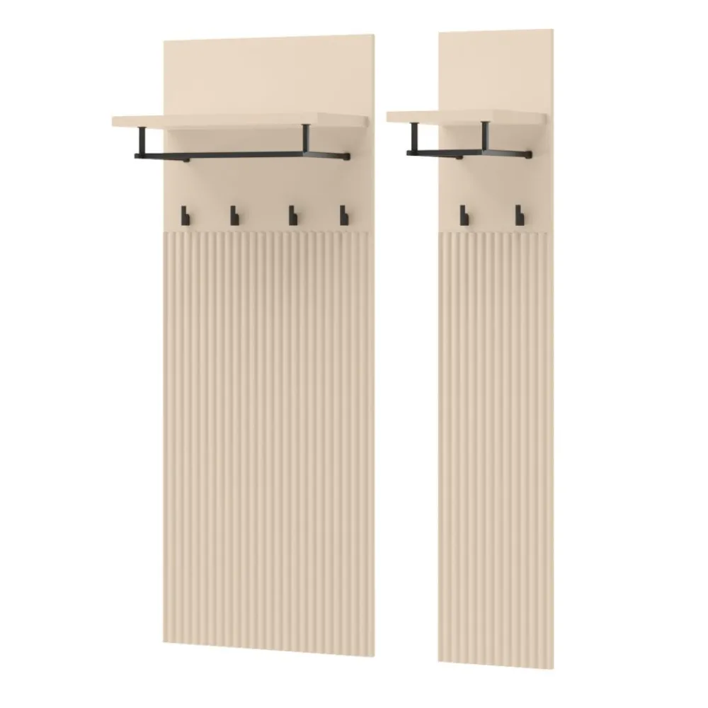 Lenart Wieszaki Do Przedpokoju|Wieszaki*Wieszak do przedpokoju TREND TG-06 Beż piaskowy + czarny