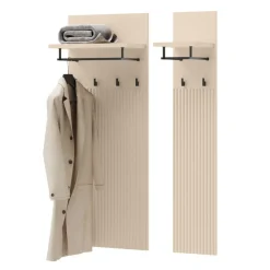 Lenart Wieszaki Do Przedpokoju|Wieszaki*Wieszak do przedpokoju TREND TG-06 Beż piaskowy + czarny