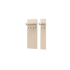 Lenart Wieszaki Do Przedpokoju|Wieszaki*Wieszak do przedpokoju TREND TG-06 Beż piaskowy + czarny