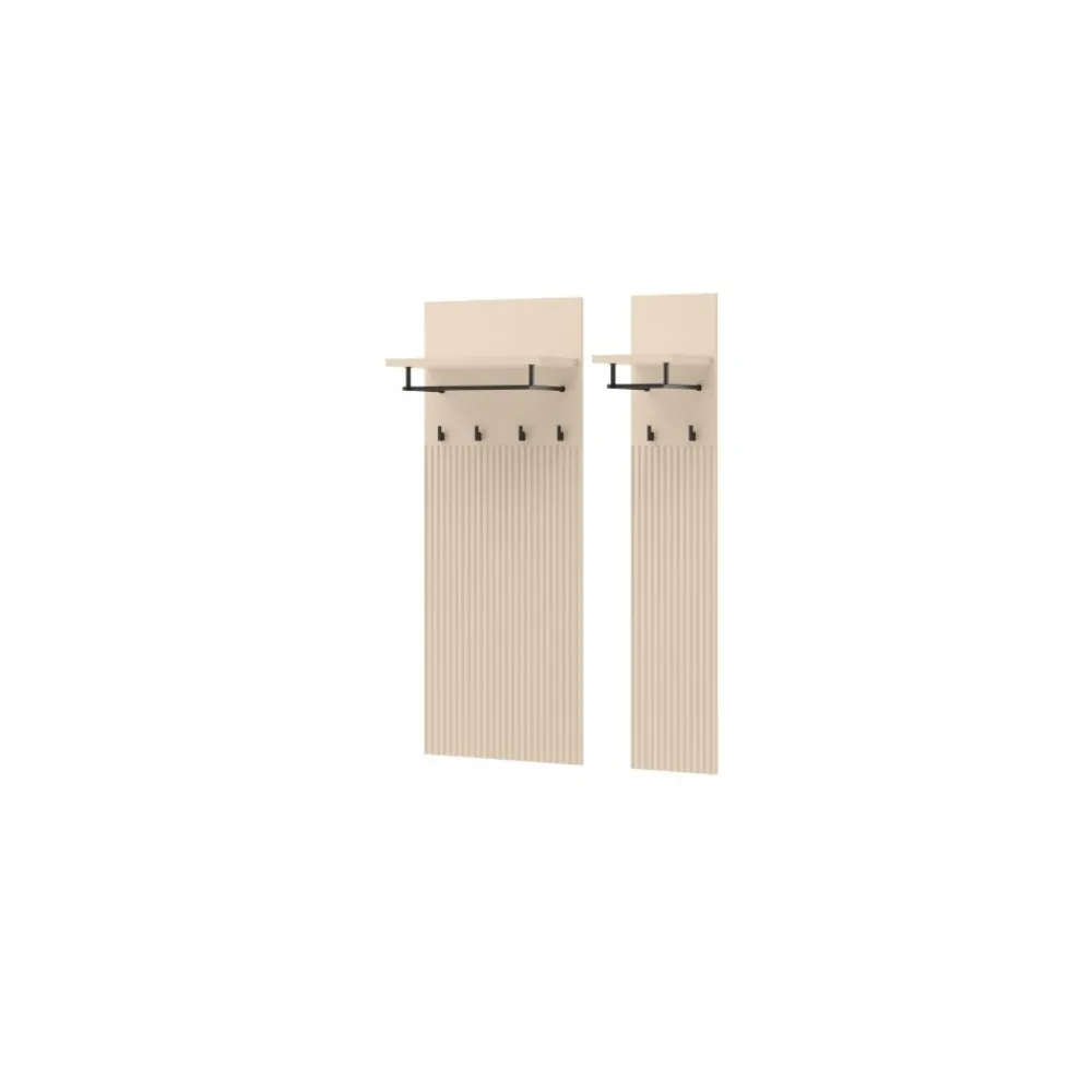 Lenart Wieszaki Do Przedpokoju|Wieszaki*Wieszak do przedpokoju TREND TG-06 Beż piaskowy + czarny