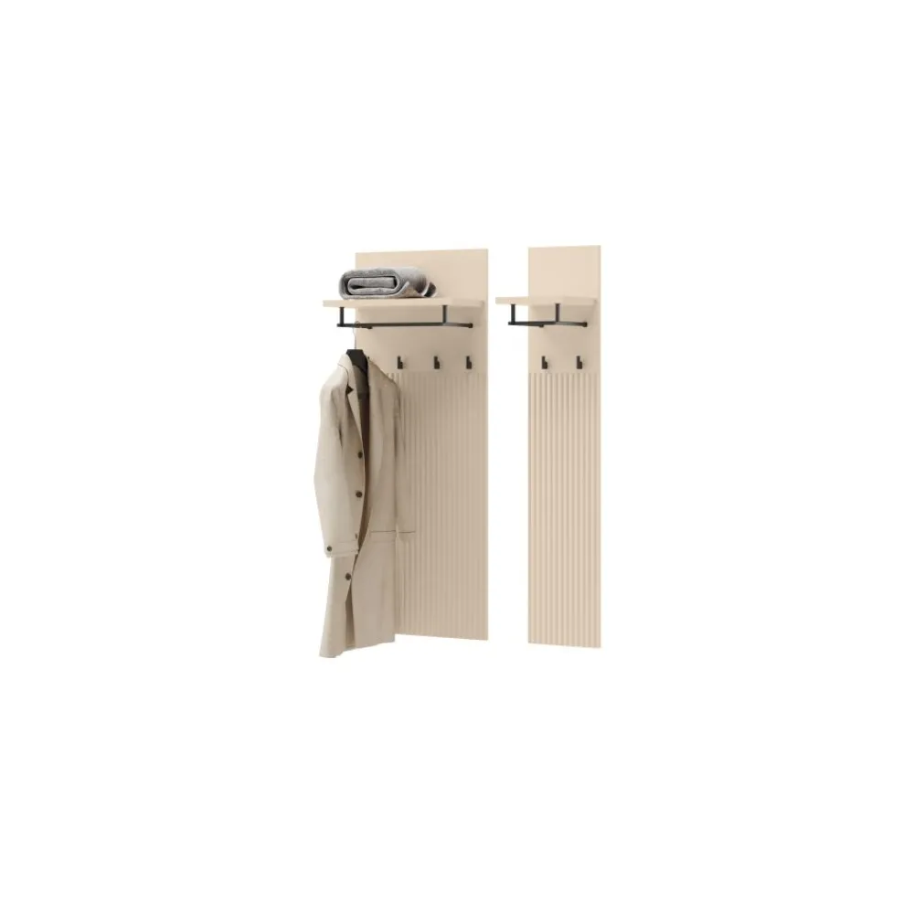 Lenart Wieszaki Do Przedpokoju|Wieszaki*Wieszak do przedpokoju TREND TG-06 Beż piaskowy + czarny