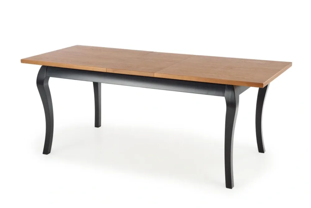 Halmar Stoły*WINDSOR stół rozkładany 160-240x90x76 cm kolor ciemny dąb/czarny (2p=1szt)1 sztuka