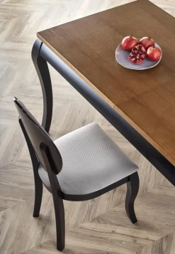Halmar Stoły*WINDSOR stół rozkładany 160-240x90x76 cm kolor ciemny dąb/czarny (2p=1szt)1 sztuka