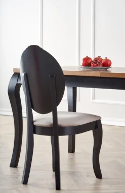 Halmar Stoły*WINDSOR stół rozkładany 160-240x90x76 cm kolor ciemny dąb/czarny (2p=1szt)1 sztuka