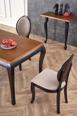 Halmar Stoły*WINDSOR stół rozkładany 160-240x90x76 cm kolor ciemny dąb/czarny (2p=1szt)1 sztuka