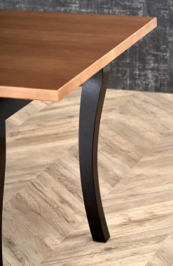 Halmar Stoły*WINDSOR stół rozkładany 160-240x90x76 cm kolor ciemny dąb/czarny (2p=1szt)1 sztuka