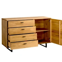 Dekort Komody Do Biura|Komody Do Przedpokoju*Witryna dębowa z szufladami Tramonto TYP 44