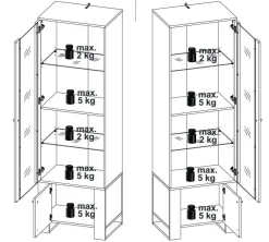 Mebelbos Witryny Do Jadalni|Witryny Do Salonu*Witryna do salonu Wood 1d1w
