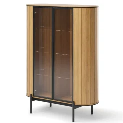 Lenart Witryny Do Jadalni|Witryny Do Salonu*Witryna półokrągła Rotto RT-10 dąb vincenza