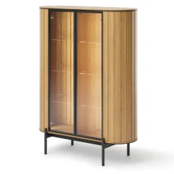 Lenart Witryny Do Jadalni|Witryny Do Salonu*Witryna półokrągła Rotto RT-10 dąb vincenza