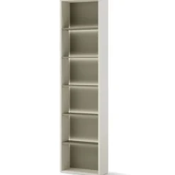 Dzieci Lenart Szafki I Regały Do Biura|Szafki I Regały Do Pokoju Młodzieżowego*Wąski regał otwarty do pokoju młodzieżowego WO-05 Woow kolor szampański / eukaliptus