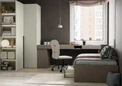 Dzieci Lenart Szafki I Regały Do Biura|Szafki I Regały Do Pokoju Młodzieżowego*Wąski regał otwarty do pokoju młodzieżowego WO-05 Woow kolor szampański / eukaliptus