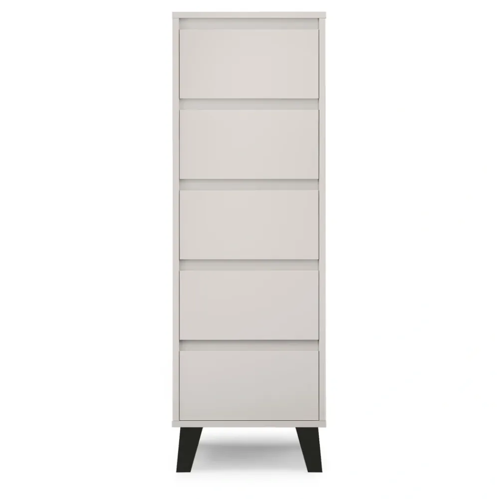 Mebelbos Komody Do Biura|Komody Do Przedpokoju*Wysoka kaszmirowa komoda z pięcioma szufladami, skandynawska BORG