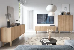 Piaski Komody*Wysoka komoda dwudrzwiowa Boho