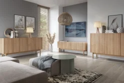 Piaski Komody*Wysoka komoda dwudrzwiowa Boho