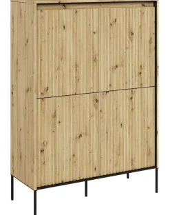 Dzieci Lenart Komody Do Biura|Komody Do Przedpokoju*Wysoka komoda z lamelami Trend TR-03 dąb artisan