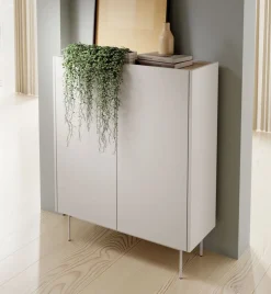 Piaski Komody*Wysoka komoda z szafkami Colour kaszmir