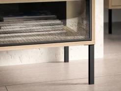 ML Meble Witryny Do Jadalni|Witryny Do Salonu*Wysoka witryna z podświetleniem Barnee 01