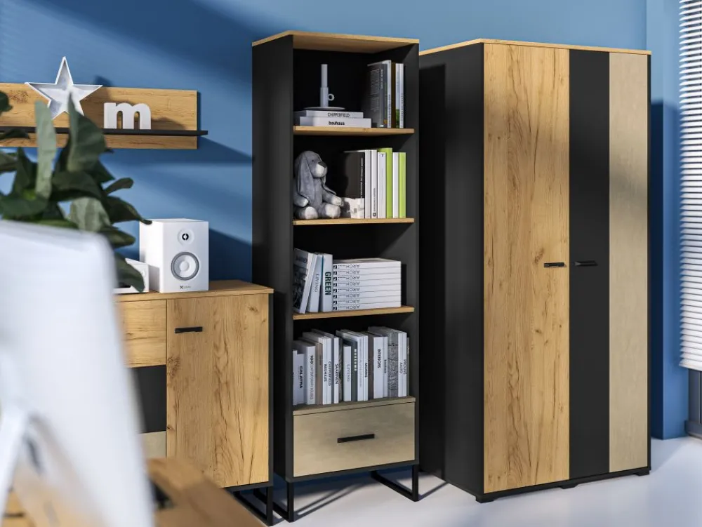 ML Meble Szafki I Regały*Wysoki otwarty regał Colt 03 1D1S