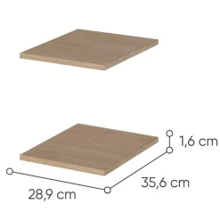Lenart Komody Do Biura|Komody Do Przedpokoju*2x Krótka dodatkowa półka do komody EA-01, EA-03 EASY EA-05