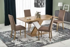 Halmar Stoły*XARELTO stół rozkładany dąb lancelot - biały (2p=1szt)1 sztuka