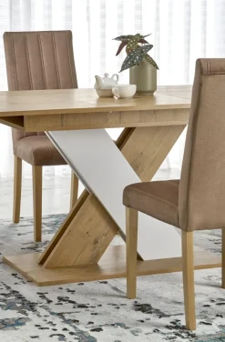 Halmar Stoły*XARELTO stół rozkładany dąb lancelot - biały (2p=1szt)1 sztuka