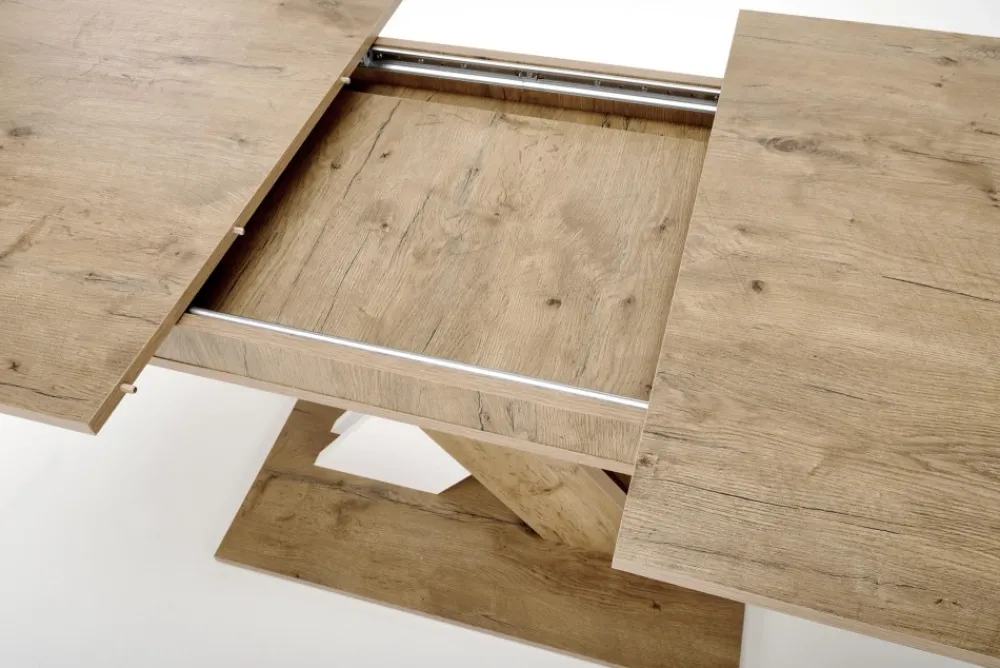 Halmar Stoły*XARELTO stół rozkładany dąb lancelot - biały (2p=1szt)1 sztuka