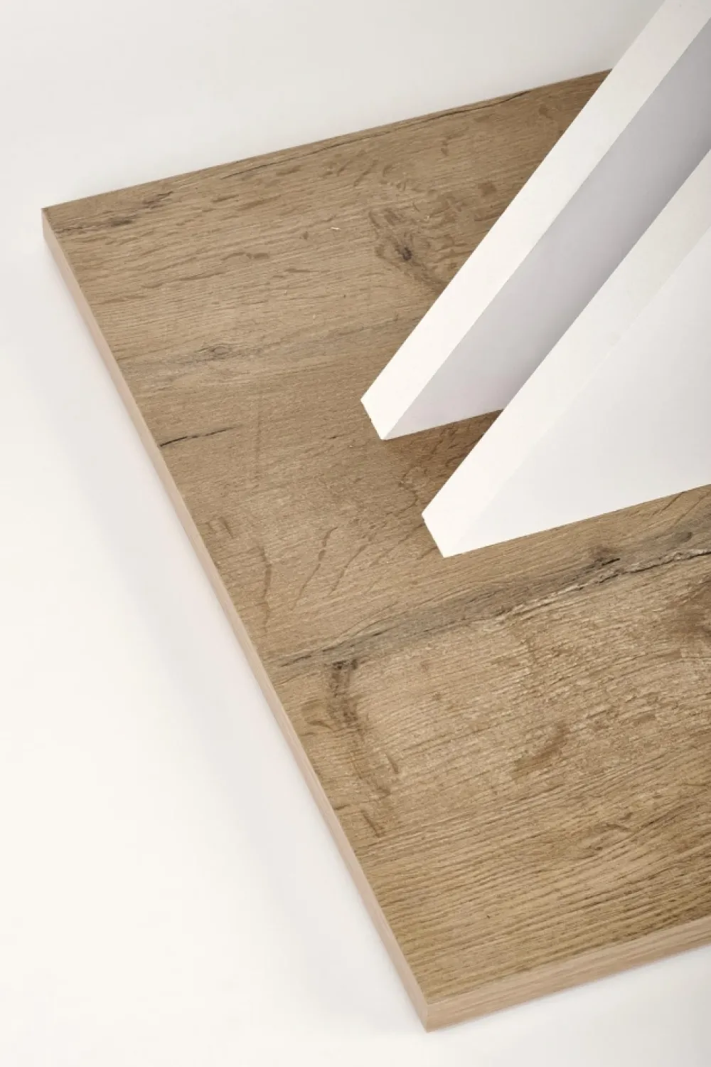 Halmar Stoły*XARELTO stół rozkładany dąb lancelot - biały (2p=1szt)1 sztuka