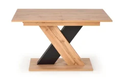 Halmar Stoły*XARELTO stół rozkładany dąb wotan - czarny (2p=1szt)1 sztuka