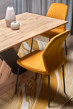 Halmar Stoły*XARELTO stół rozkładany dąb wotan - czarny (2p=1szt)1 sztuka