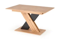 Halmar Stoły*XARELTO stół rozkładany dąb wotan - czarny (2p=1szt)1 sztuka