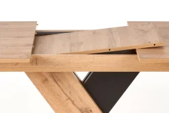 Halmar Stoły*XARELTO stół rozkładany dąb wotan - czarny (2p=1szt)1 sztuka